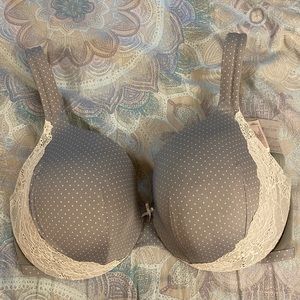 Cacique Full Coverage Bra Polka Dot Lace